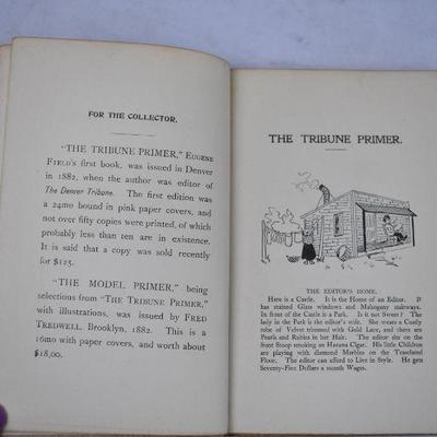Antique 1900 Small Hardcover Book The Tribume Primer by Eugene Field