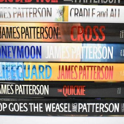 9 Hardcover Books by James Patterson: Beach House -to- Pop Goes the Weasel