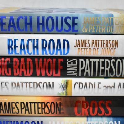 9 Hardcover Books by James Patterson: Beach House -to- Pop Goes the Weasel