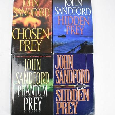 4 Hardcover Books by John Sandford: Chosen Prey -to- Sudden Prey