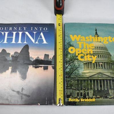 4 Vintage Hardcover Coffee Tables Books: China, Asia, & Cities of Destiny