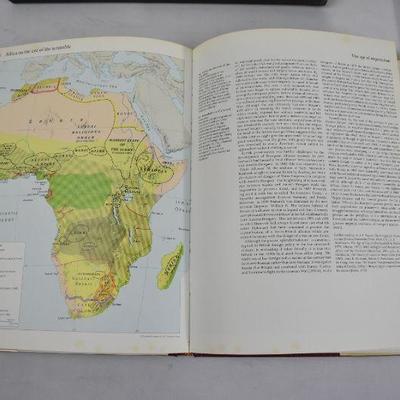 5 Hardcover Coffee Table Atlas Books: World Atlas, Atlas of the Body, etc.
