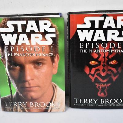 2 Hardcover Books Star Wars Episode 1 Collectible Covers