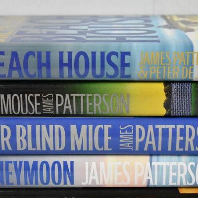 7 Hardcover Books by James Patterson: The Beach House -to- You've Been Warned