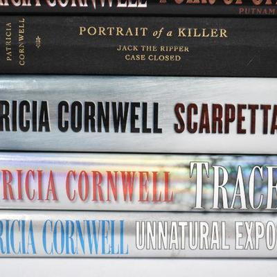 7 Hardcover Books by Patricia Cornwell: Blow Fly -to- Unnatural Exposure