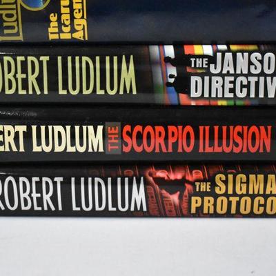 6 Hardcover Books By Robert Ludlum: Bourne Betrayal -to- Sigma Protocol