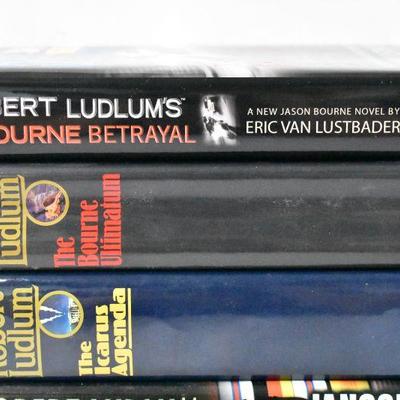 6 Hardcover Books By Robert Ludlum: Bourne Betrayal -to- Sigma Protocol