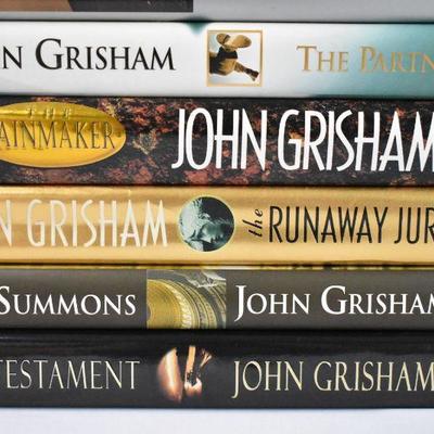 9 Hardcover Books by John Grisham: Associate -to- Testament