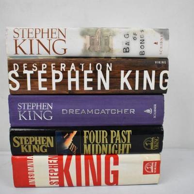 5 Hardcover Stephen King Books: Bag of Bones -to- Insomnia