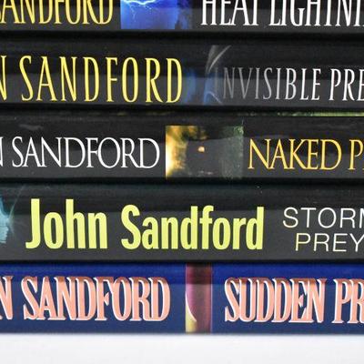 7 Hardcover Books by John Sandford: Easy Prey -to- Sudden Prey