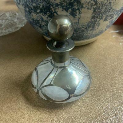 Sterling Silver Cased ANtique Perfume Bottle