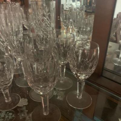  12 Waterford  Crystal Lismore smaller Wine Glasses
