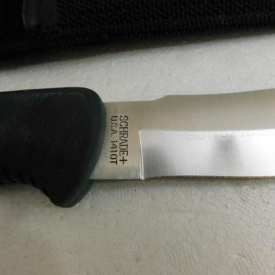 Schrade USA Hunting Knife with Cloth Sheath