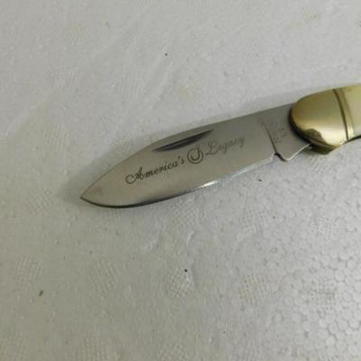 NAFC, LTD. America's Legacy Two Blade Canoe Pocket Knife