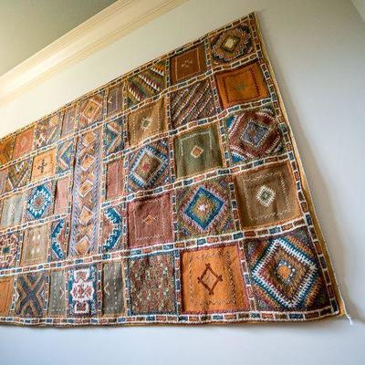 Lot 118 Handmade Tribal Rug/tapestry
