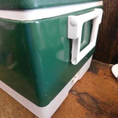 Coleman Brand Metal Cooler with Drain