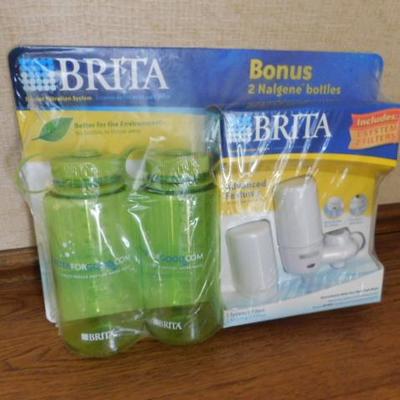 Brita Water Purifier with Two Halgene Bottles New in Pack