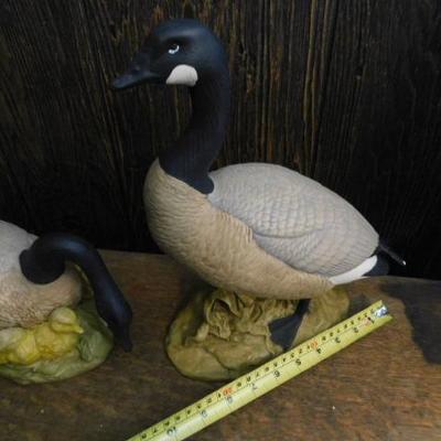 #2 Goose Set with Gosling Family Holland Mold Cermics