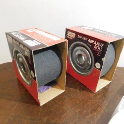 Bulk New in Box Abrasive Rolls and Buffing Wheels