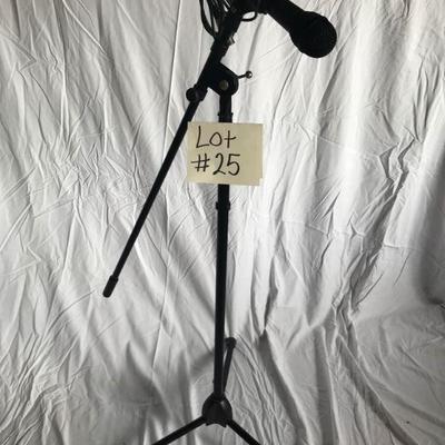 Lot #25 Phonic Microphone with Proline Stand
