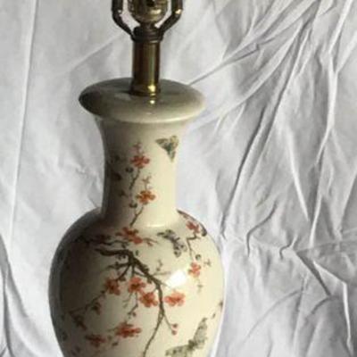 Lot # 52 Oriental Vase Lamp