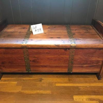 Lot # 59 Arts and Crafts Style Cedar Chest