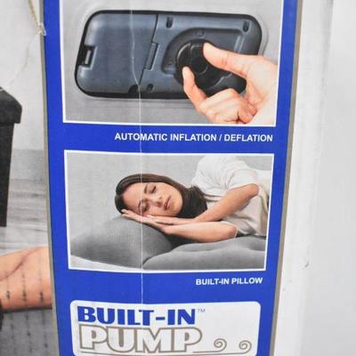 Bestway Full Size Air Mattress with Built In Pump & Storage Bag - New