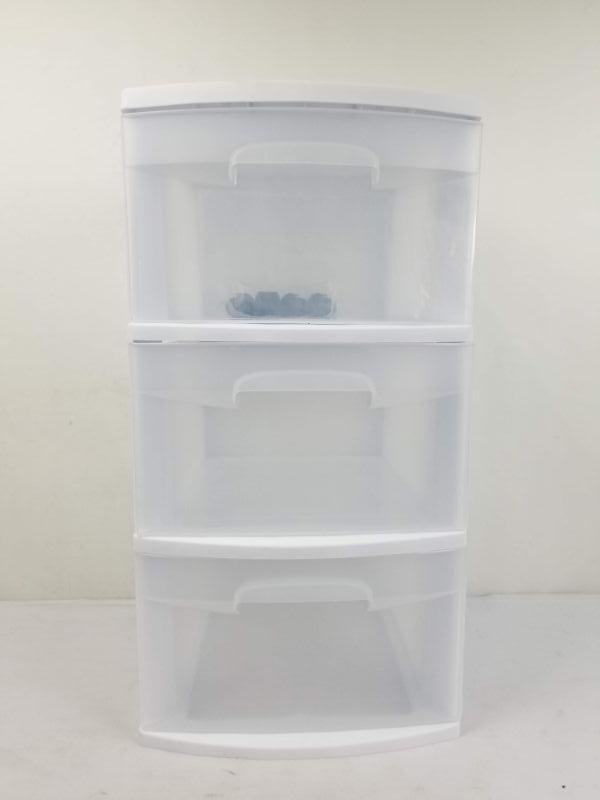Sterilite 3 Drawer Cart White New Estatesales Org