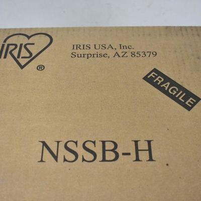 IRIS Front Entry Stacking Shoe Box, High, 6 Pack, White - New