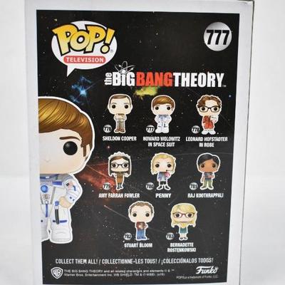 Funko Pop! Big Bang Theory #777 Howard Wolowitz in Space Suit Vinyl Figure - New
