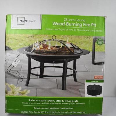 Wood-Burning Fire Pit, 28