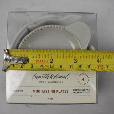 Mini Tasting Plates by Hearth & Hand Magnolia, 3 sets of 4 - New