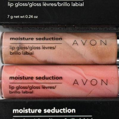 Avon Moisture Seduction Lip Gloss, 2: Sweet Clementine & Glimmering Champagne