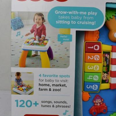 Fisher-Price Learning Table Laugh & Learn Around the Town for 6-36 months - New
