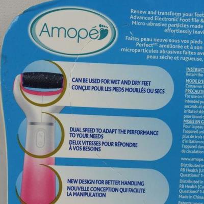 Pedi Perfect Electronic Foot File by Amope - New