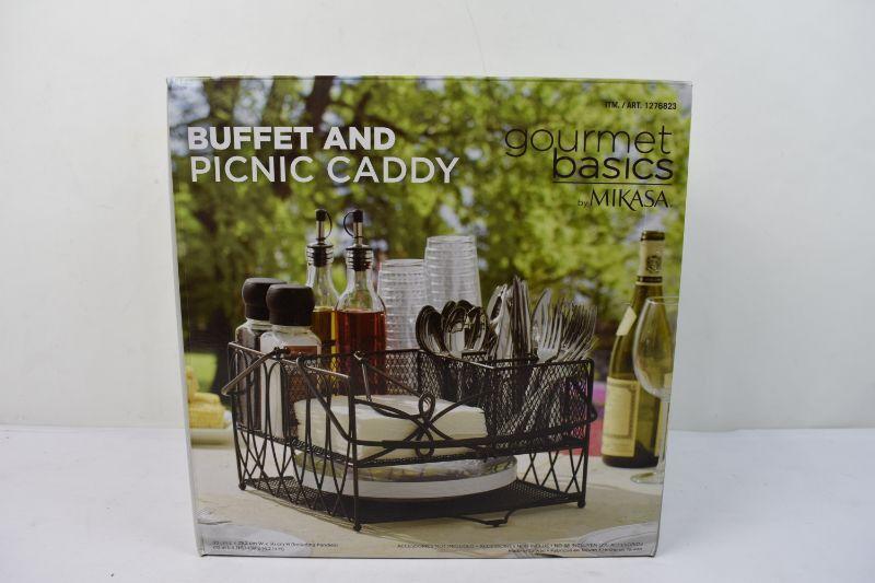 Buffet & Picnic Caddy, Gourmet Basics by Mikasa New