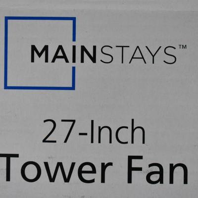 Tower Fan, Mainstays 27