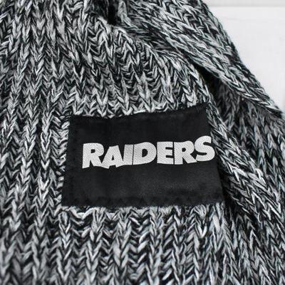NFL Raiders 4 Pieces: 3 Scarves & 1 Pair of Gloves - New