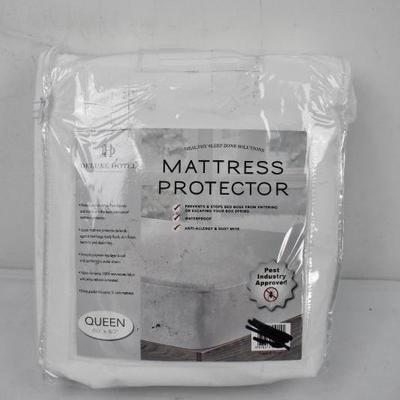 Deluxe Hotel Mattress Protector, Queen 60