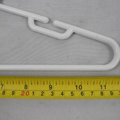 60 Kids Hangers, White - New with No Packaging