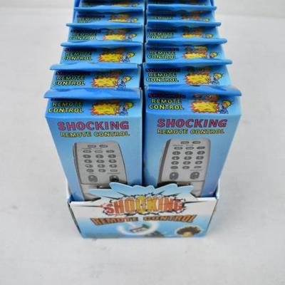 Shocking Remote Control Practical Joke Large Lot of 12 with Display Box - New