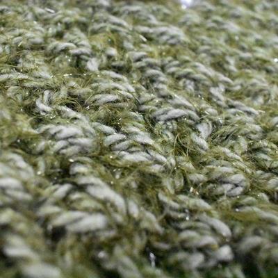 2 Crochet Shawls/Ponchos, Child Large/Adult Small: 1 Green, 1 White - New