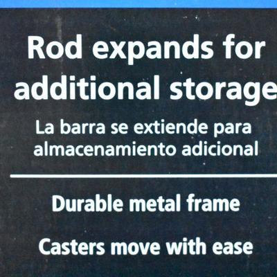 Mainstays Rolling Garment Rack - New