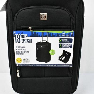Protege Pilot Case Carry-On Suitcase, 18" Black - New