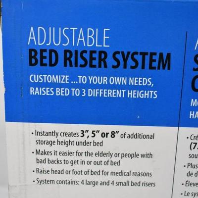 Adjustable Bed Riser System - New