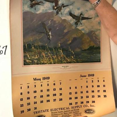 Lot #67 Westbend Vintage Calendar and Life Magazine