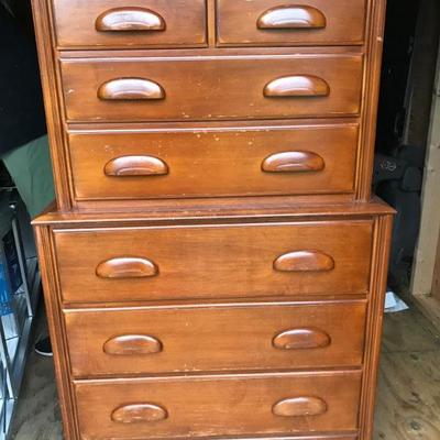 Lot #73 Maple Chest of Drawers