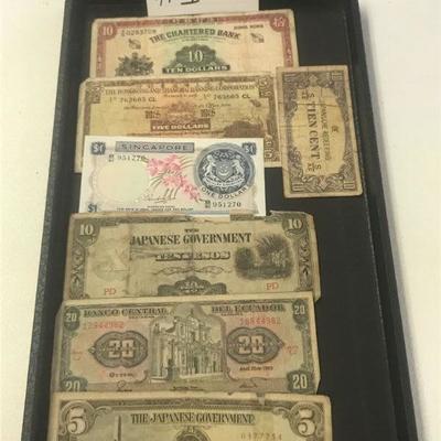 Lot # 107 Foreign Currency 