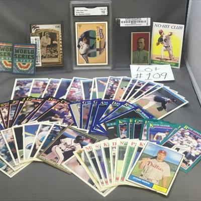 Lot # 109 Baseball Cards