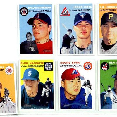 2003 TOPPS HERITAGE BASEBALL CARDS SET - 7 Cards Lot ALL STAR - MINT